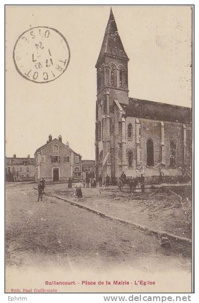 BALLANCOURT-SUR-ESSONNE - Place De La Mairie - L´Eglise - Ballancourt Sur Essonne