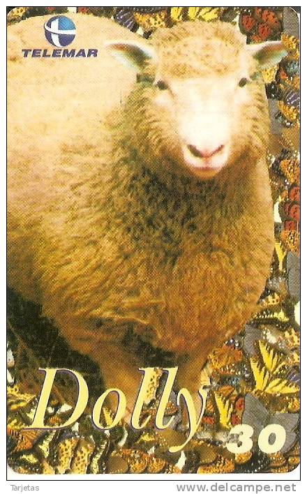 TARJETA DE BRASIL DE LA OVEJA DOLLY  (EWE-SHEEP-OVEJA) - Altri & Non Classificati