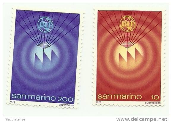 1978 - 1007/08 Giornata Telecomunicazioni    +++++++ - Unused Stamps