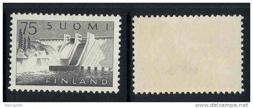 FINLANDE / 1959  -   75 M. Gris Noir  -  #  485 ** - Unused Stamps