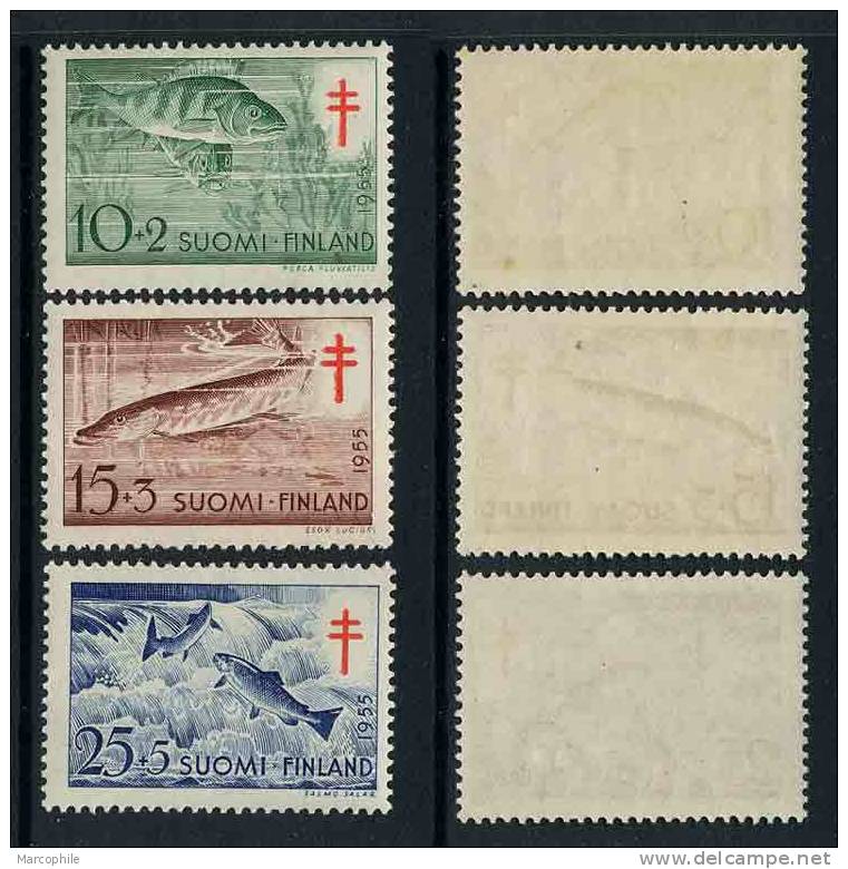 FINLANDE - POISSONS / 1955  -   SERIE COMPLETE  -  #  426 A 428  ** - Neufs