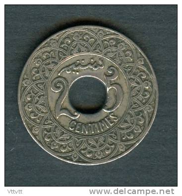 MAROC, EMPIRE CHERIFIEN, Pièce : 25 Centimes - Marruecos