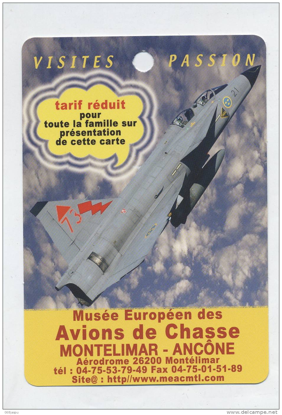Fiche Passion  Visite Musee Avion De Chasse - Aviones