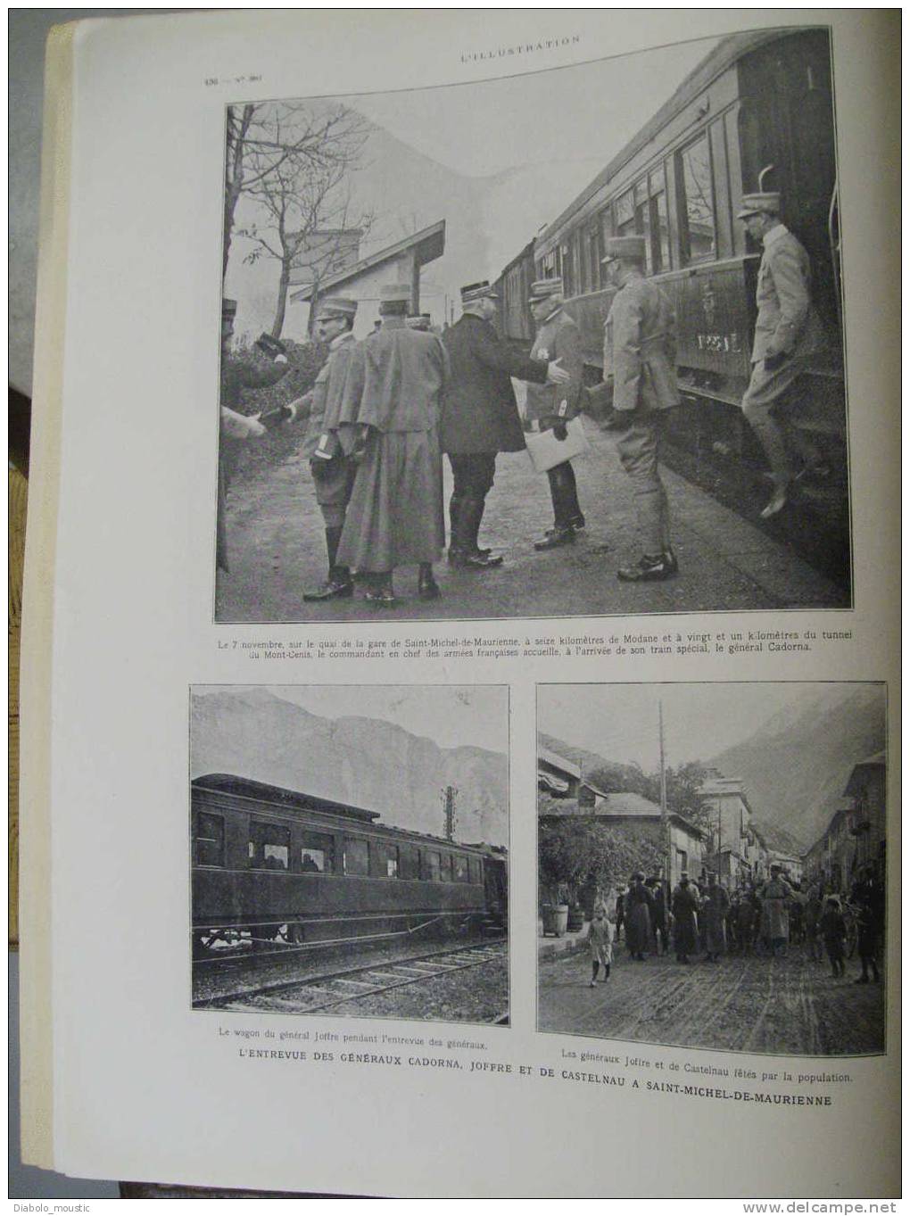 L' Illustration  Le 11/11/ 1916 (état Exceptionnel ) ...Saint-Michel-de-Maurie Nne ; Général GERARD ; Front Italien. - L'Illustration