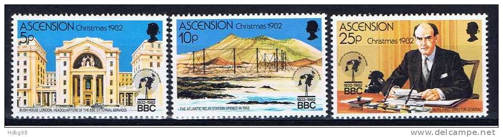 Ascension+ 1982 Mi 328-30 Mnh - Ascensión