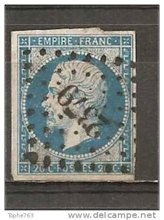 France 1853 YT N° 14Ao - 1853-1860 Napoléon III