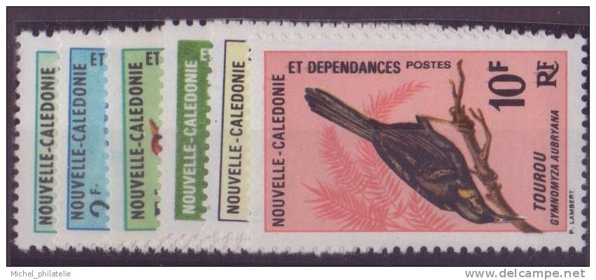 ⭐ Nouvelle Calédonie - YT N° 345 à 350 * - Neuf Avec Charnière ⭐ - Unused Stamps