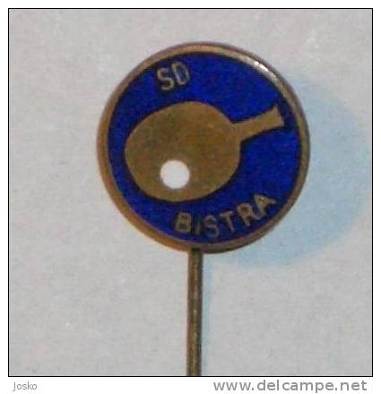 TABLE TENNIS CLUB Bistra ( Croatia ) * ENAMEL PIN * Tennis De Table Ping Pong Tenis De Mesa Tischtennis Tennis Da Tavolo - Tafeltennis