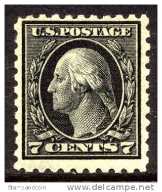 US #469 Mint Hinged 7c Washington From 1916 - Unused Stamps