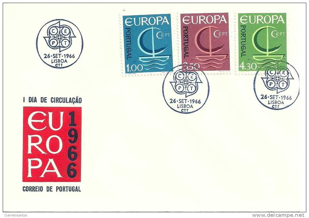 Portugal 1966  Europa CEPT FDC - 1966