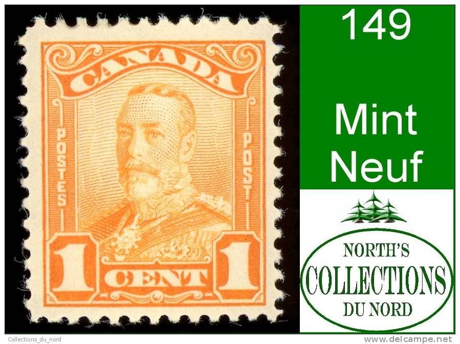 Canada (Unitrade & Scott # 149 - Scroll Issue) (Mint) F/VF - Ungebraucht