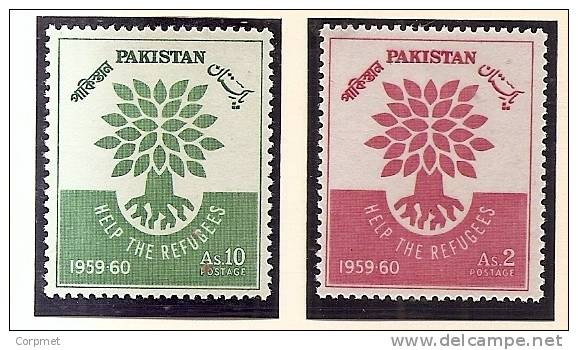 REFUGEES - PAKISTAN - 1960  Yvert # 113/114 Complete Set  - MINT (NH) - Flüchtlinge