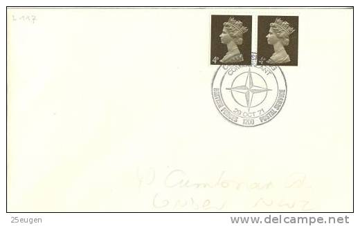 GREAT BRITAIN 1971 NATO  POSTMARK - NATO