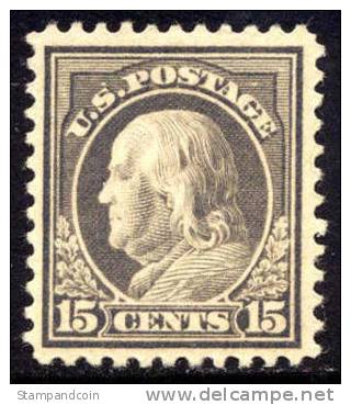 US #514 Mint Hinged 15c Franklin From 1917 - Ungebraucht
