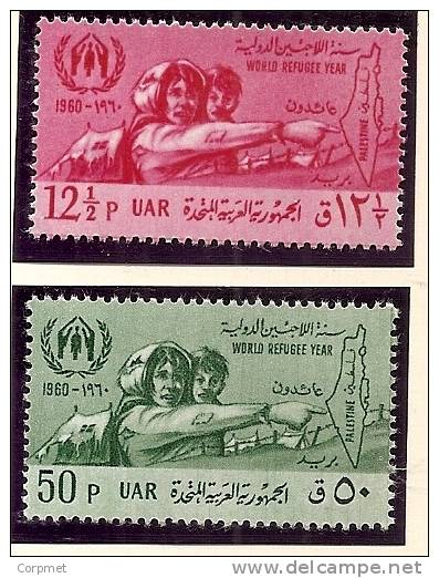 REFUGEES - SYRIE  - 1960  Yvert # 138/139 Complete Set  - MINT (NH) - Flüchtlinge