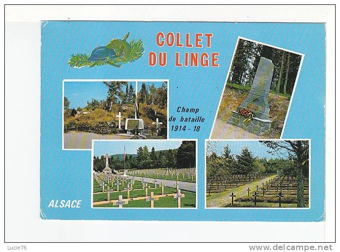 COLLET DU LINGE - Champ De Bataille  1914-18 - 4 Vues - Autres & Non Classés