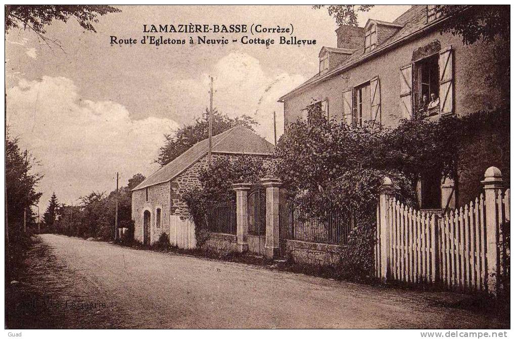 LAMAZIERE-BASSE - COTTAGE BELLEVUE ROUTE D´EGLETONS - Autres & Non Classés