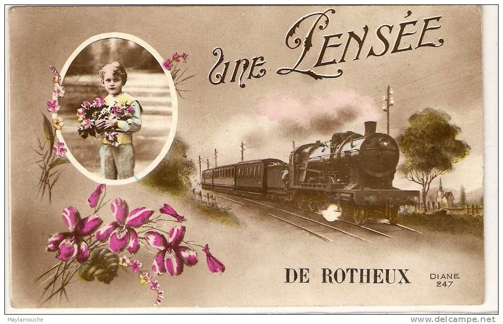 Une Pensee De Rotheux (train - Neupré