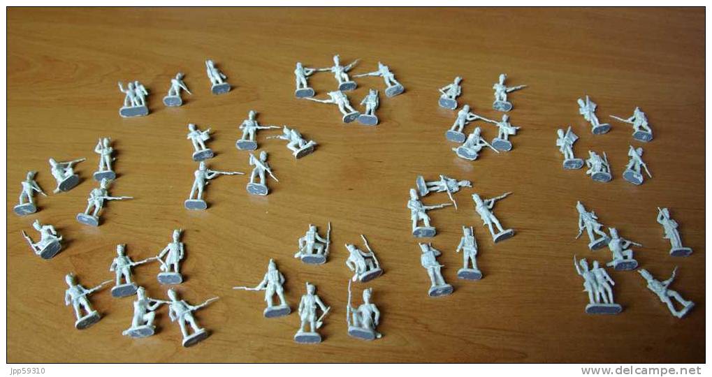 French Impérial GUARD "WATERLOO 1815" Marque ESCI  Figurines 1/72 - Beeldjes