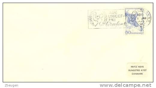 DENMARK 1962 UNICEF  POSTMARK - UNICEF