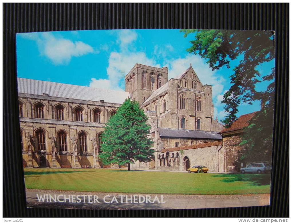 CPSM ANGLETERRE-Winchester Cathedral From The South West - Winchester
