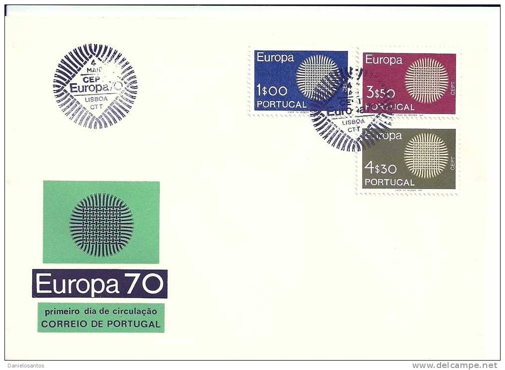 Portugal 1970 FDC Europa CEPT - 1970