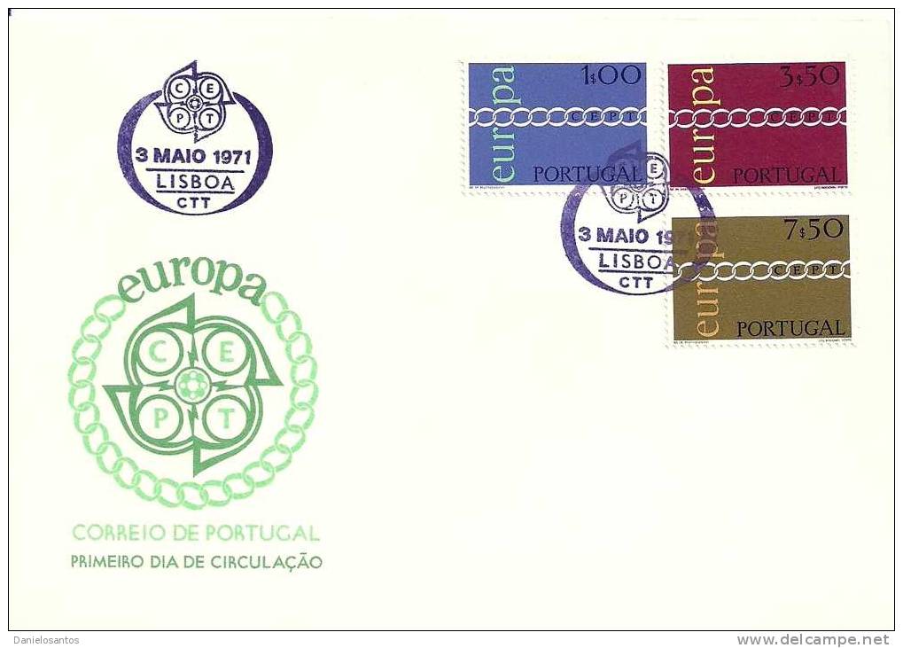 Portugal 1971 FDC Europa CEPT - 1971