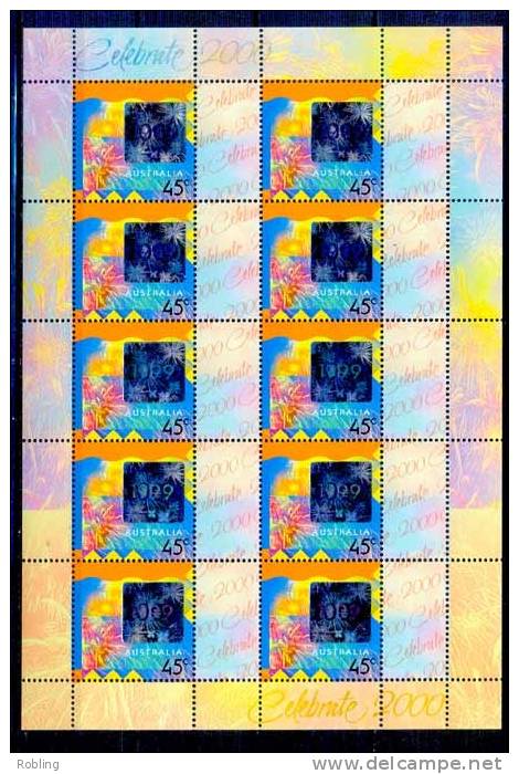 Australia 1999, Hologram, Michel 1868, Sheetlet  MNH 16191 - Hologrammes
