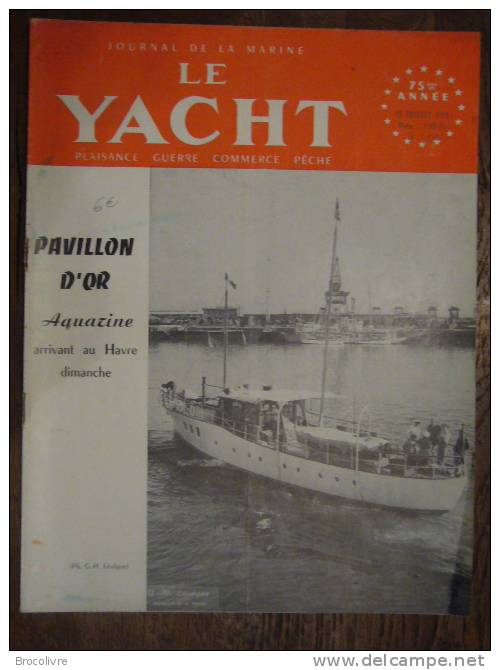 -LE YACHT-Journal De La Marine-n°3318-12 Juillet 1952-(nombreux Yacht à Vendre) - Barche