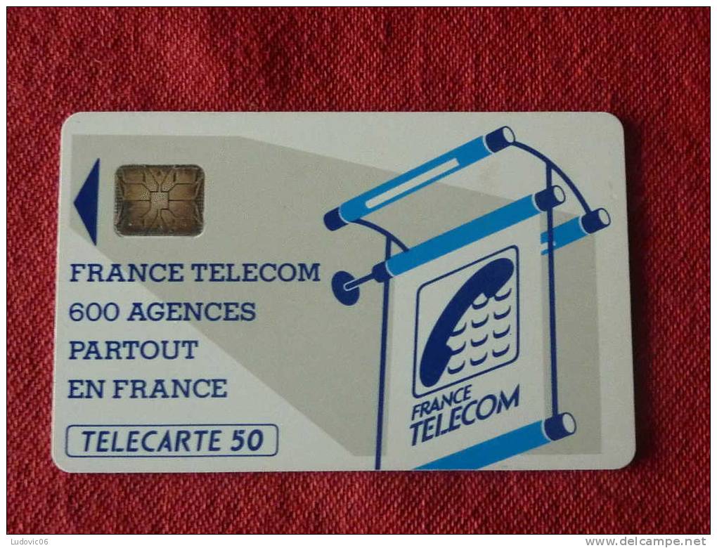 Te39.620 - USAGE COURANT 600 AGENCES - 50 SC6 SE - TEXTE 4 - 2 LETTRES + 4 GE - “600 Agences”