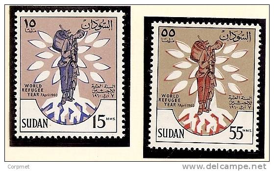 REFUGEES - SOUDAN - 1960  Yvert # 125/126  - MINT (NH) - Réfugiés