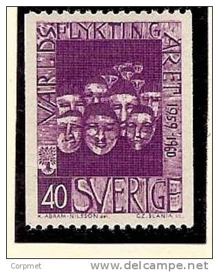 REFUGEES - SWEDEN - 1960  Yvert # 449  - MINT (NH) - Réfugiés