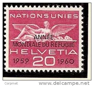 REFUGEES - SUISSE Service - 1960  Yvert # 408  - MINT (NH) - Réfugiés