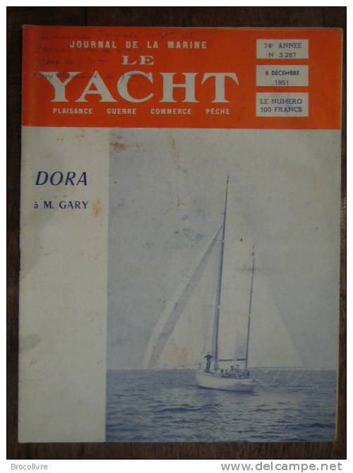 -LE YACHT-Journal De La Marine-n°3287-8 Decembre 1951-(nombreux Yacht à Vendre) - Boats