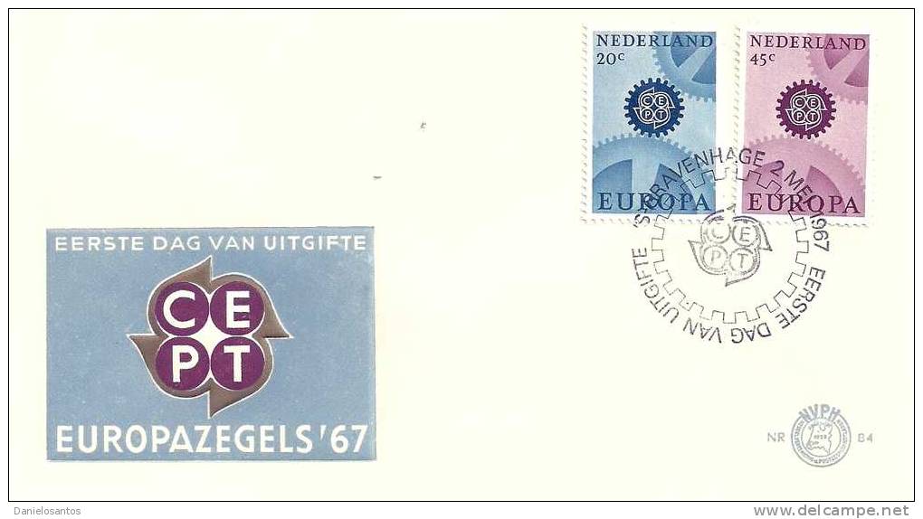 Netherlands 1967 FDC Europa CEPT - 1967