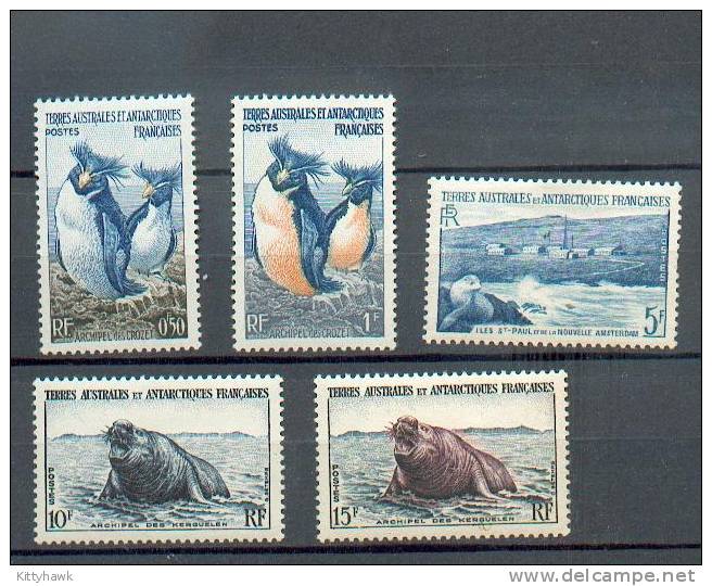 TAAF 200 - YT 2-3-4-6-7 * - Unused Stamps