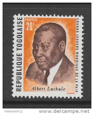 TIMBRE NEUF DU TOGO - ALBERT LUTHULE N° Y&T 643 - Andere & Zonder Classificatie