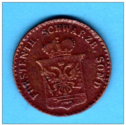 Schwarzburg - Sondershausen 1 Pfennig 1846 A   KM C#18   Alemania Deutschland Germany Allemagne - Monedas Pequeñas & Otras Subdivisiones