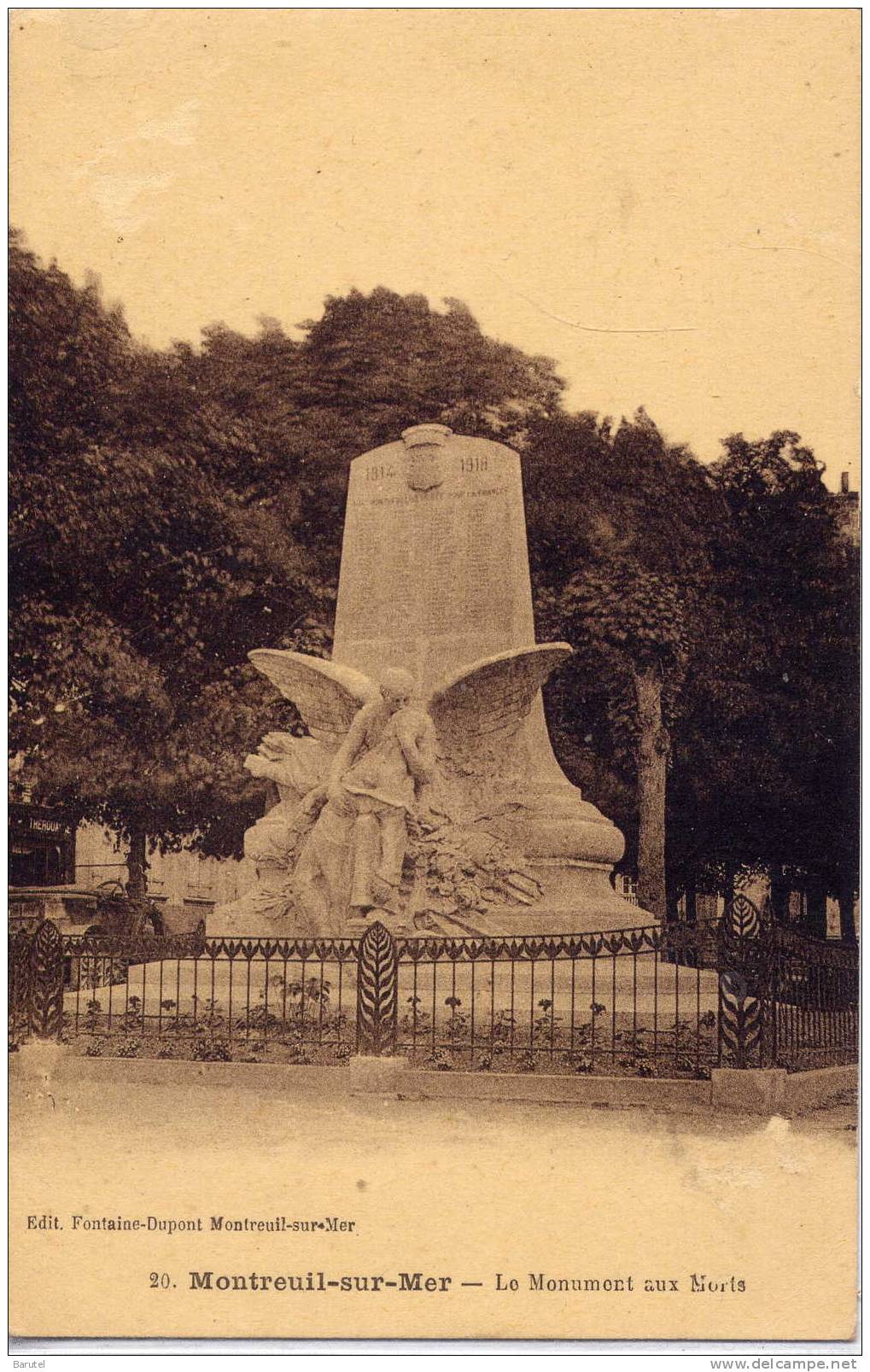 MONTREUIL SUR MER - Le Monument Aux Morts - - Montreuil