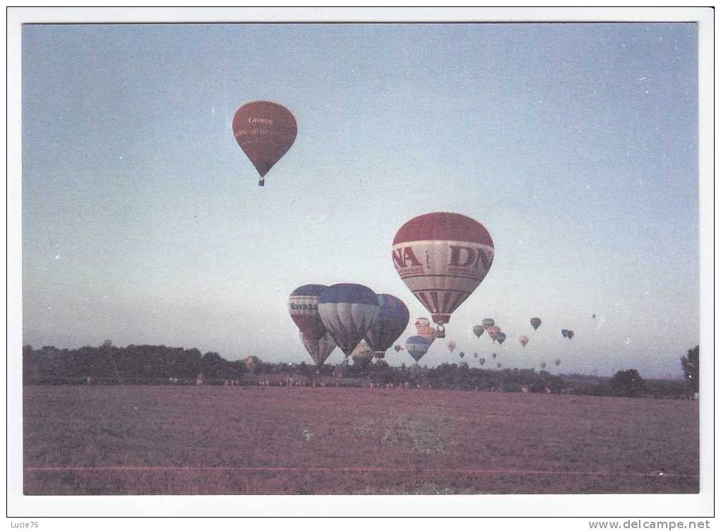 ROUEN  - 17ème Championat De FRANCE De MONGOLFIERES   1991  -  Envol Des Mongolfieres à LA BRETEQUE  . - Luchtballon