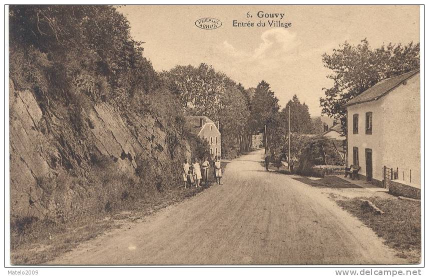 GOUVY (6670)  Entrée Du Village - Gouvy