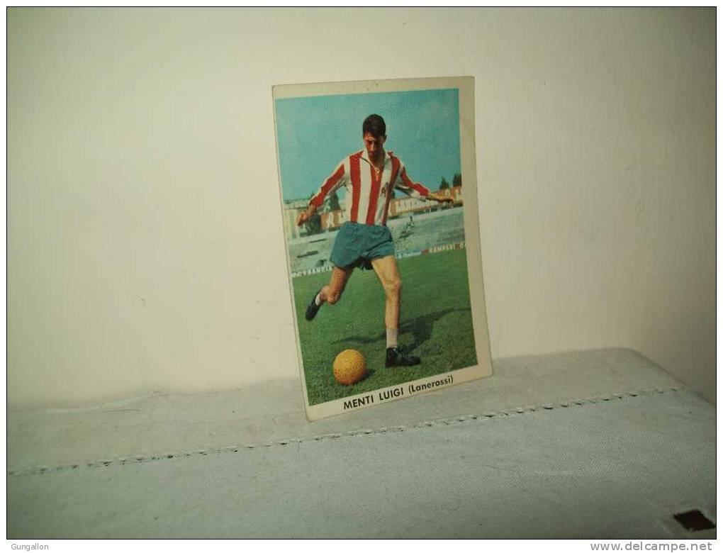 Figurina Calcio "Sidam" 1961/62  Menti Luigi ( L.R.Vicenza ) - Jouets Anciens