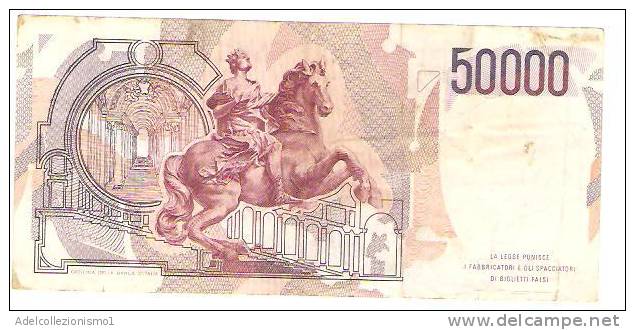 2881)bellissimo 50000 Lire Banca D' Italia Bernini I° Tipo Anno B Del -1985 Vedi Foto - 50000 Lire