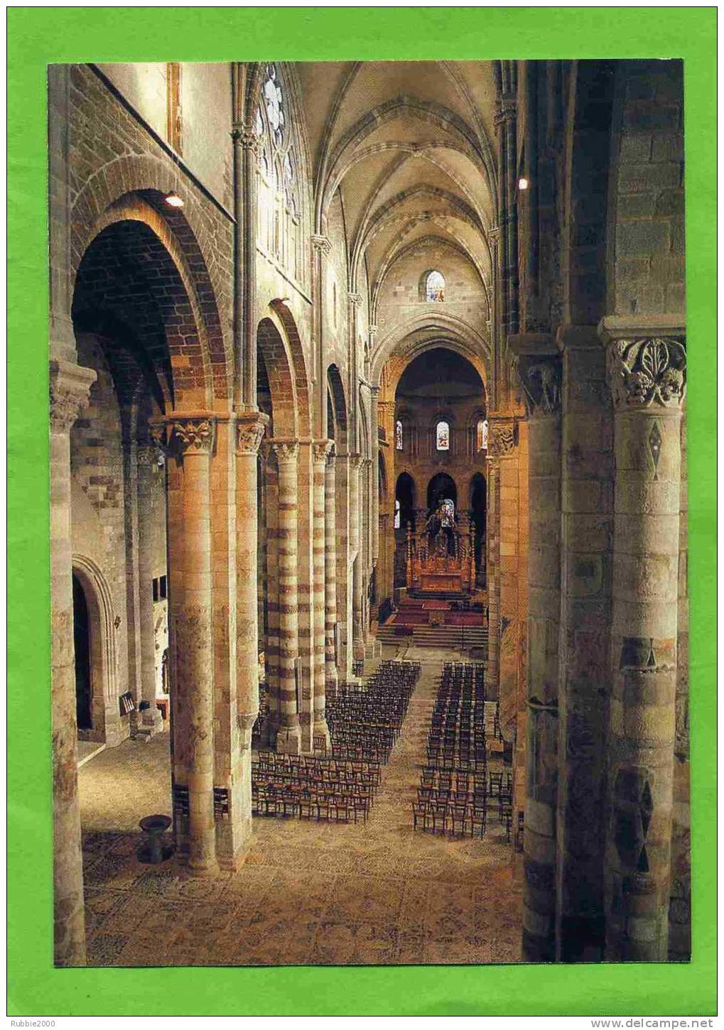 BRIOUDE INTERIEUR DE LA BASILIQUE SAINT JULIEN CARTE EN TRES BON ETAT - Brioude