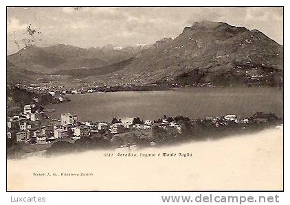 6142.  PARADISO.LUGANO E MONTE BOGLIA.. - Paradiso