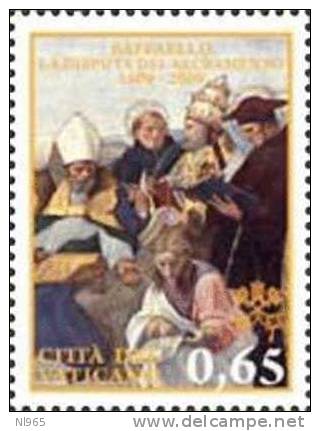 CITTA' DEL VATICANO - VATIKAN STATE - ANNO 2009 - Raffaello La Disputa Del Sacramento Vº Centenario Della Dispu - ** MNH - Unused Stamps