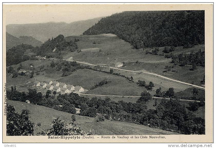 SAINT HIPPOLYTE - ROUTE DE VAUFRAY - Saint Hippolyte