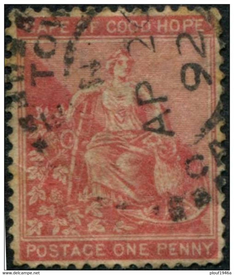 Pays :  86 (Cap De Bonne Espérance : Colonie Britannique)  Yvert Et Tellier N° :   34 (o) - Cape Of Good Hope (1853-1904)