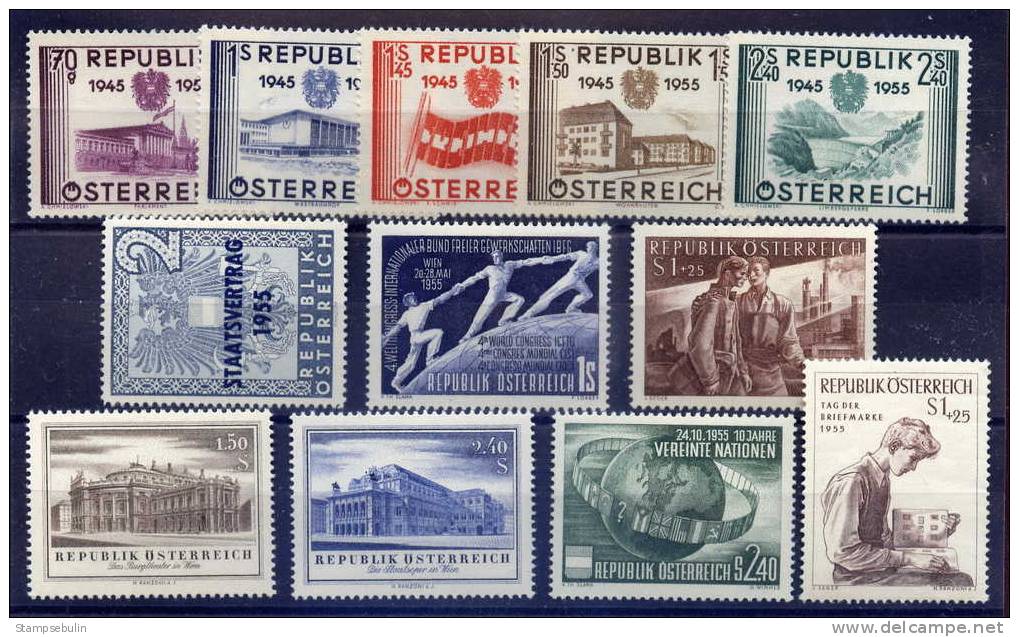 1955 COMPLETE YEAR PACK MNH ** - Ganze Jahrgänge