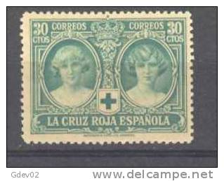 ES332-LB380TANNU.España, Spain, Espagne.CRUZ ROJA ESPAÑOLA  1926 (Ed 332**) Sin Charnela.MUY BONITO - Nuevos